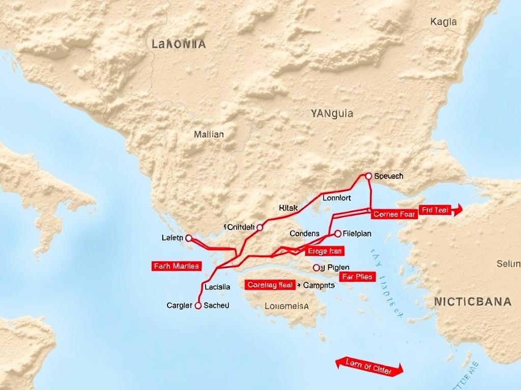 Intercity Travel Routes Between Cyprus Cities