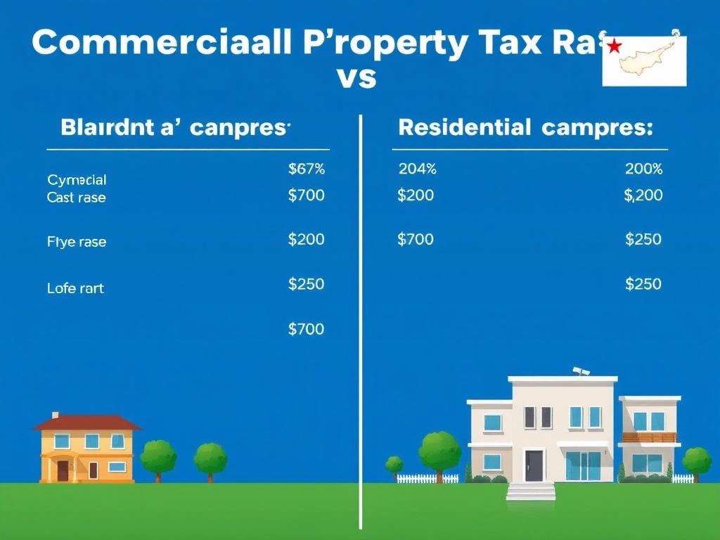 Commercial Property Tax Rates vs Residential in Cyprus